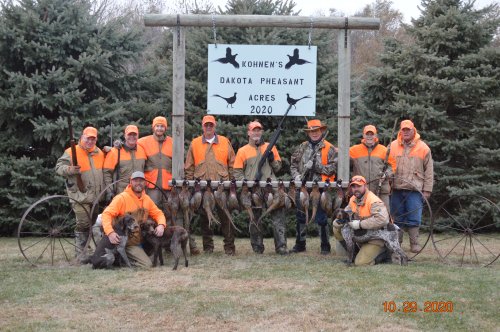 Hunting Party at Kohnen's Dakota Pheasant Acres