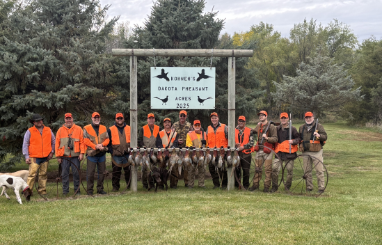 Hunting Party at Kohnen's Dakota Pheasant Acres